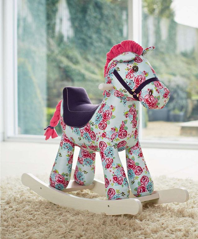 【德國Steiff】金耳扣安撫布偶 /【mamas&papas】夢幻碎花小木馬