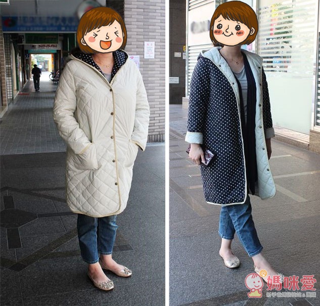 日本設計 孕媽咪 / 背巾媽咪 / 時尚媽咪「3WAY擴充式」保暖防風外套