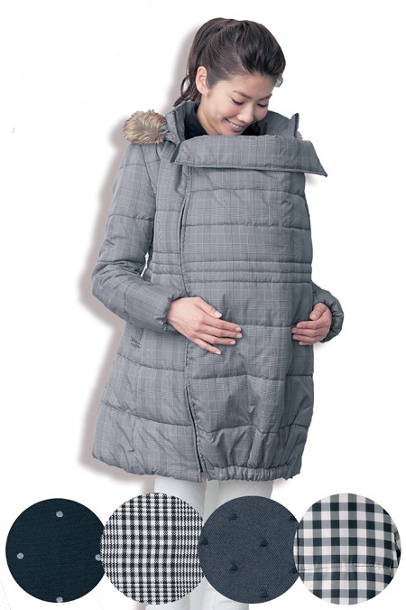 日本設計 孕媽咪 / 背巾媽咪 / 時尚媽咪「3WAY擴充式」保暖防風外套