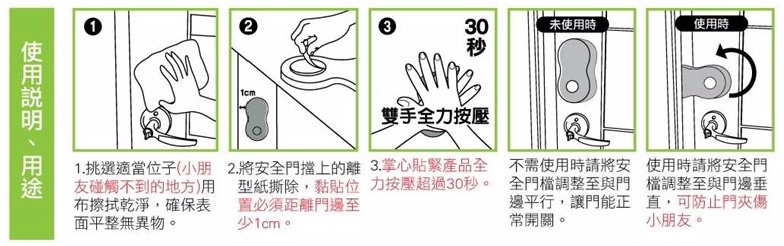 3M居家安全系列, 門檔, 旋轉門擋, 防撞條