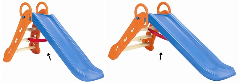 美國 Grow'n up 可折收滑梯