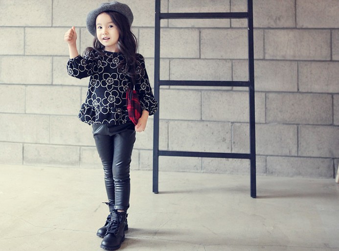 【換季回饋現折50元起】《韓國 jkids》個性上衣、罩衫 / 皮草外套 / 假兩件內搭褲