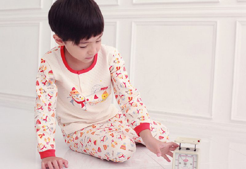 【換季回饋現折50元】《韓國with organic》冬厚有機棉家居服(適1~7歲)