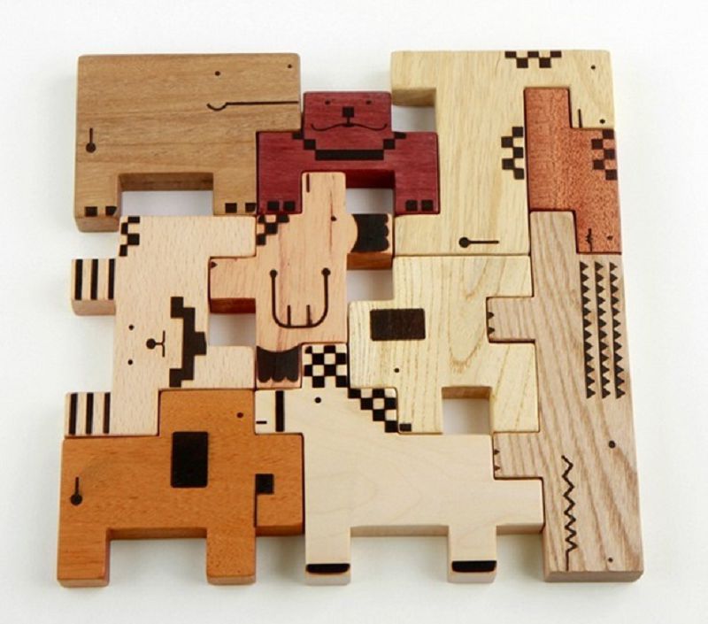 100%天然原木【韓國 Soopsori積木玩具】 磁性積木 / 車車積木 / 動物積木