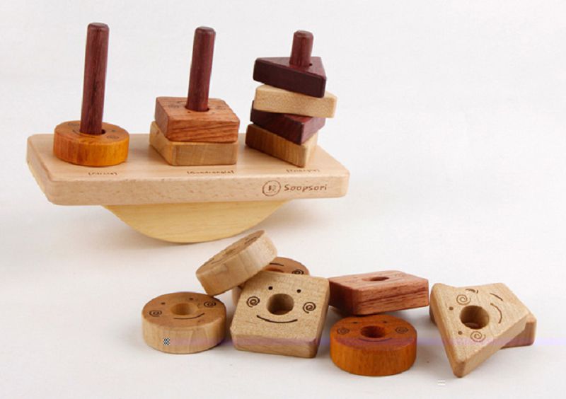 100%天然原木【韓國 Soopsori積木玩具】 磁性積木 / 車車積木 / 動物積木