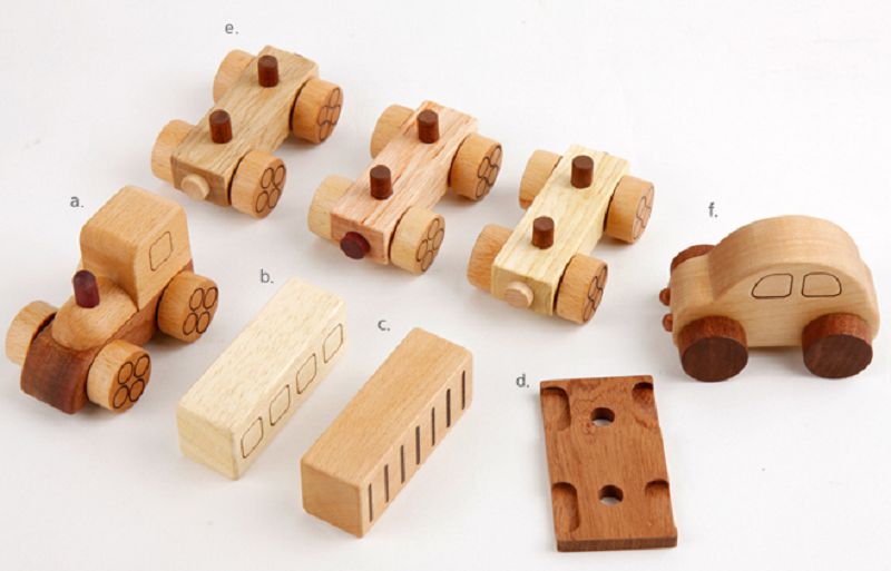 100%天然原木【韓國 Soopsori積木玩具】 磁性積木 / 車車積木 / 動物積木