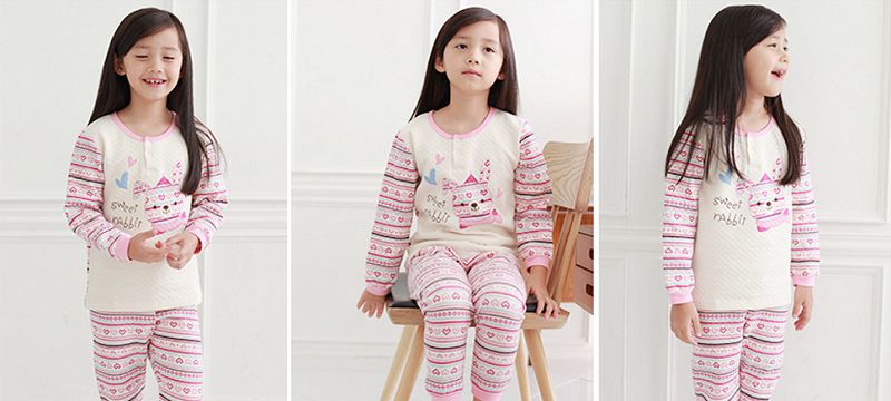 【換季回饋現折50元】《韓國with organic》冬厚有機棉家居服(適1~7歲)