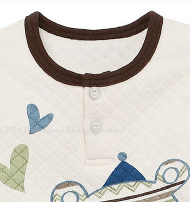 【換季回饋現折50元】《韓國with organic》冬厚有機棉家居服(適1~7歲)