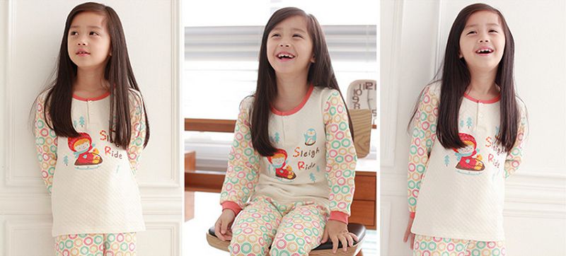 【換季回饋現折50元】《韓國with organic》冬厚有機棉家居服(適1~7歲)