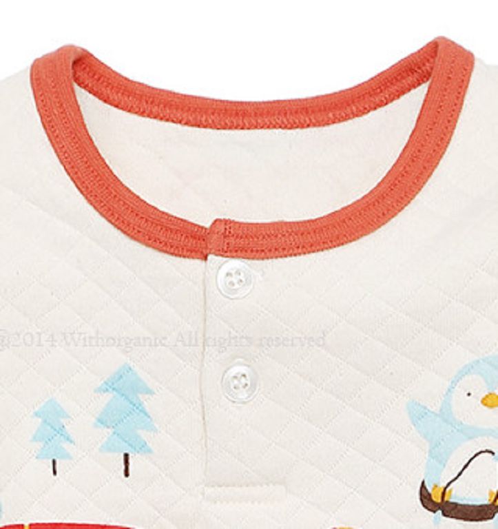 【換季回饋現折50元】《韓國with organic》冬厚有機棉家居服(適1~7歲)