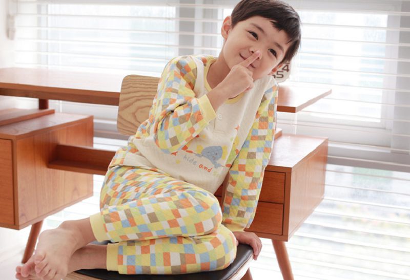 【換季回饋現折50元】《韓國with organic》冬厚有機棉家居服(適1~7歲)