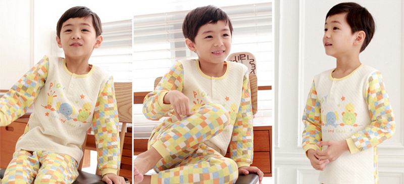 【換季回饋現折50元】《韓國with organic》冬厚有機棉家居服(適1~7歲)