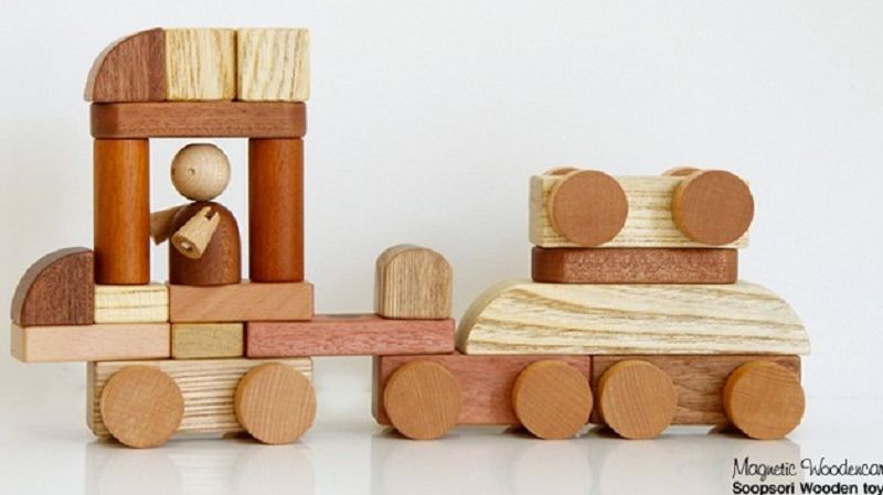 100%天然原木【韓國 Soopsori積木玩具】 磁性積木 / 車車積木 / 動物積木