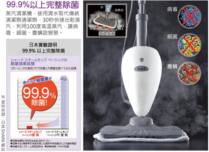 Shark 鯊科蒸汽地面清潔機