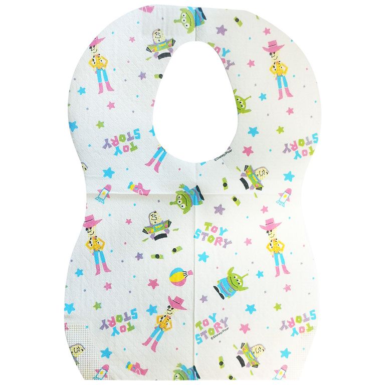 立體拋棄式圍兜十入 - 玩具總動員 