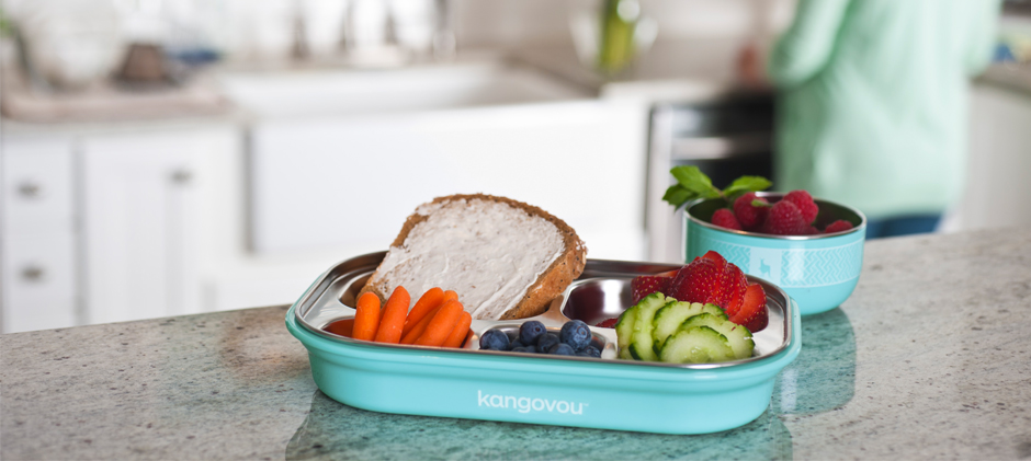 美國 Kangovou 小袋鼠不鏽鋼餐具組