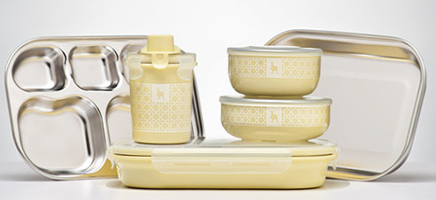 美國 Kangovou 小袋鼠不鏽鋼餐具組