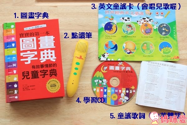 台灣麥克出版「寶寶的第一本圖畫字典」