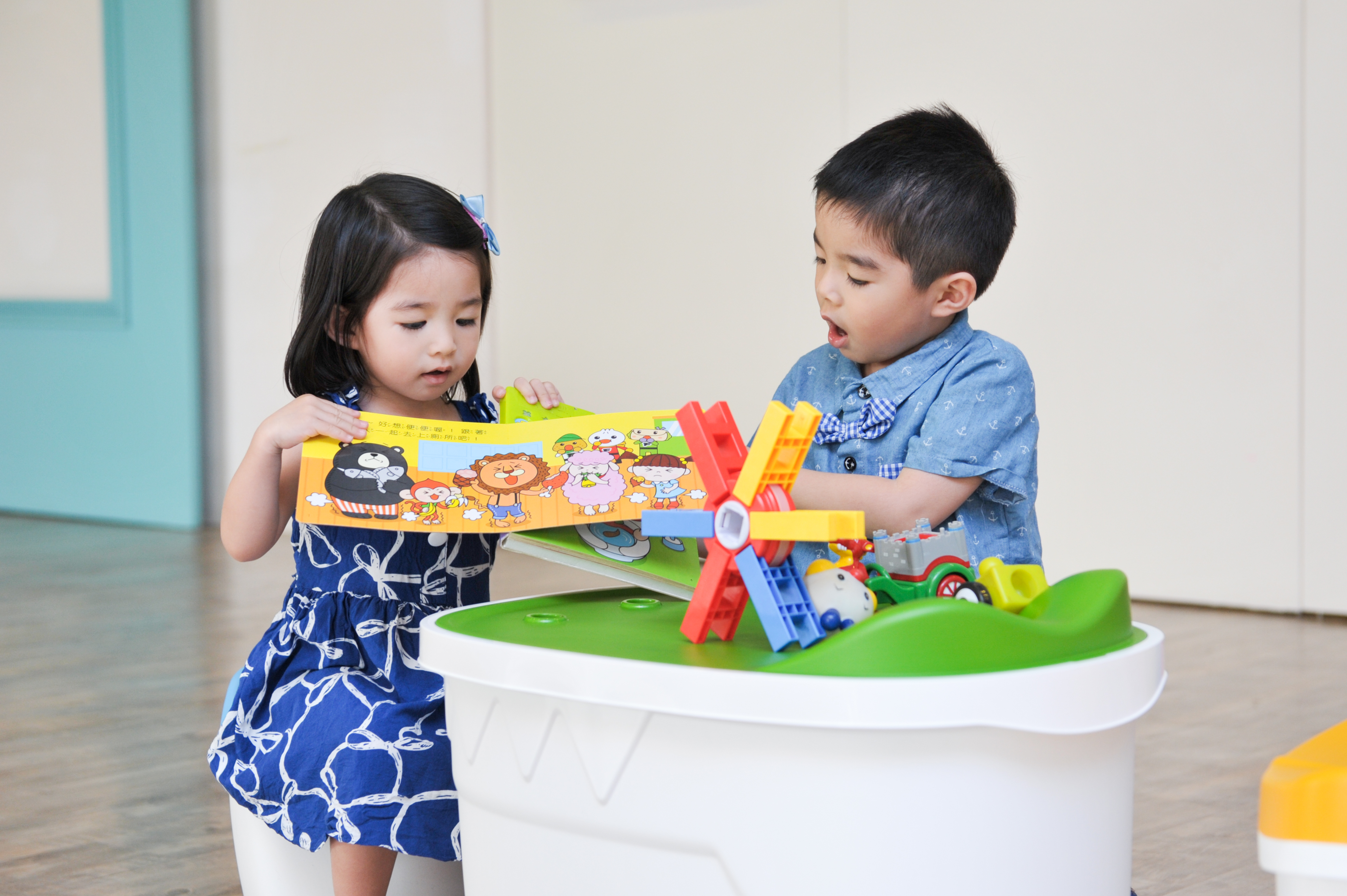 【樹德SHUTER】 兒童收納桌椅組 / 玩具收納