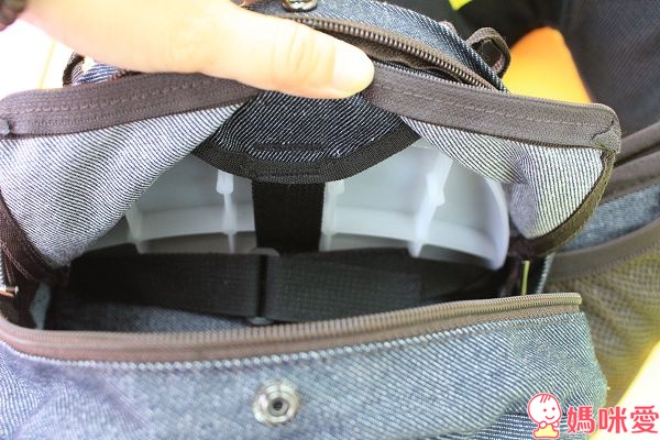 太神奇！韓國時尚款《 Sinbii坐墊式背巾 》多重置物空間 外出收納方便 