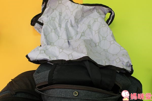 太神奇！韓國時尚款《 Sinbii坐墊式背巾 》多重置物空間 外出收納方便 