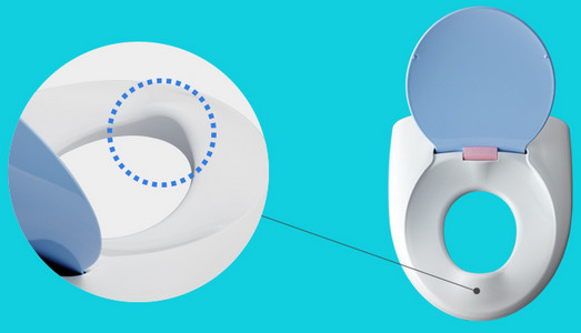 韓國 DURI雙層設計子母馬桶蓋