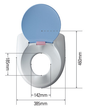 韓國 DURI雙層設計子母馬桶蓋