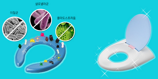 韓國 DURI雙層設計子母馬桶蓋