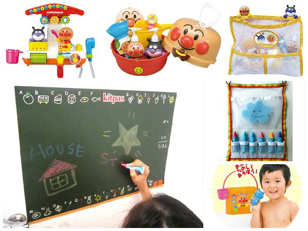 【預購團】打造浴室小樂園《日本創意洗澡玩具》Kitpas水性畫筆 / 麵包超人玩翻天花灑