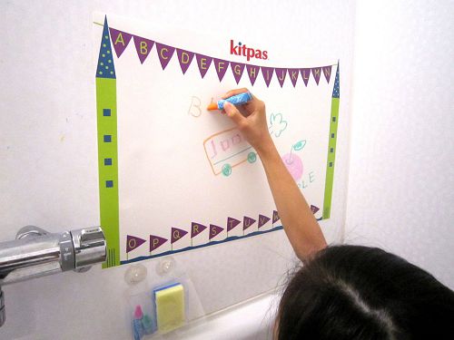 【預購團】打造浴室小樂園《日本創意洗澡玩具》Kitpas水性畫筆 / 麵包超人玩翻天花灑