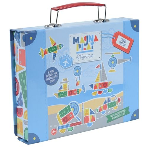 走到哪玩到哪《澳洲Tiger Tribe》外出玩具組：帶出趣木頭玩具 / 工程車系列 / 磁鐵盒