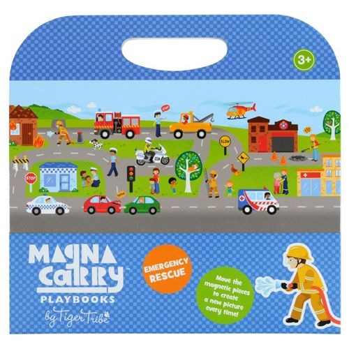 走到哪玩到哪《澳洲Tiger Tribe》外出玩具組：帶出趣木頭玩具 / 工程車系列 / 磁鐵盒