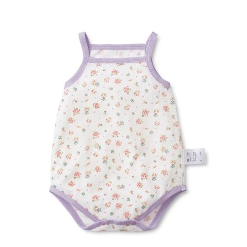 女寶細肩帶洞洞包屁衣