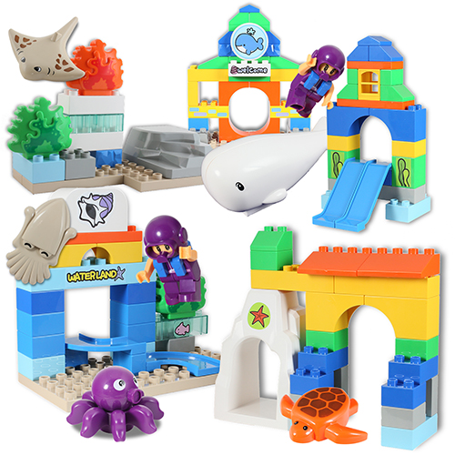 《OXford積木》大型桶裝積木/迷你小積木 ❤ 創意思考動手玩