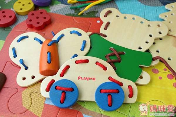 手眼協調穿繩遊戲繽紛可愛