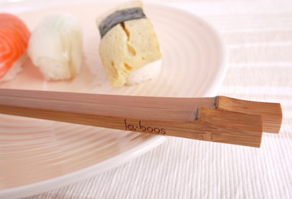 la-boos 天然竹節筷（5雙/組）