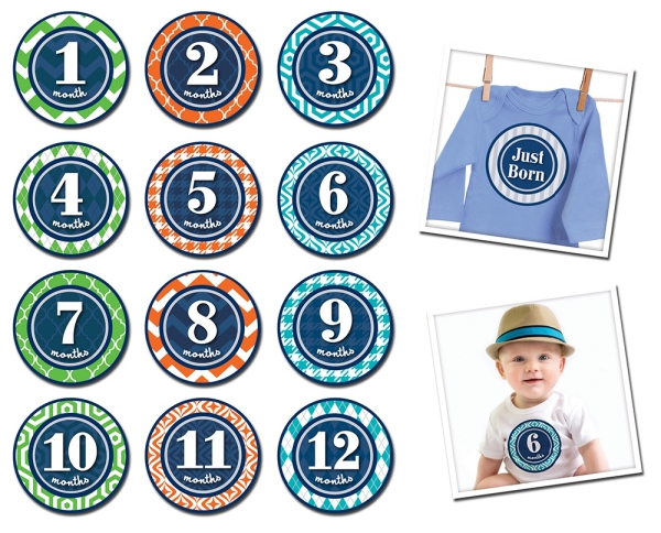 Sticky Bellies 寶寶月份貼紙 / 媽咪孕期貼紙