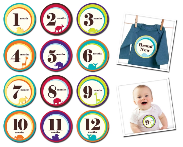 Sticky Bellies 寶寶月份貼紙 / 媽咪孕期貼紙