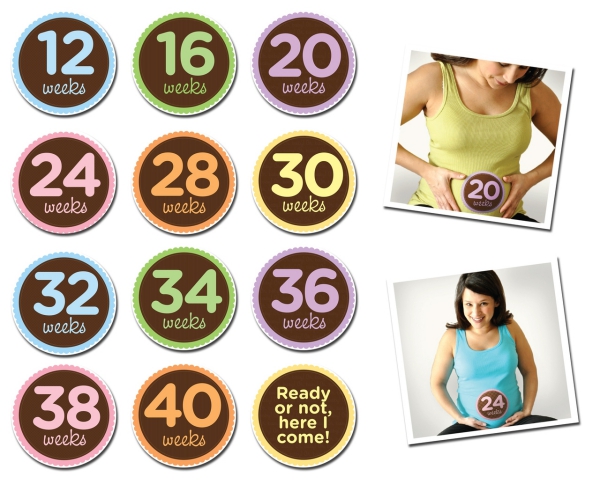 Sticky Bellies 寶寶月份貼紙 / 媽咪孕期貼紙