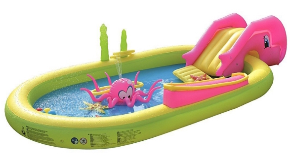 【預購團】☀夏日玩水真有趣☀ 滑梯戲水池 / 造型戲水池 / 熱帶魚游泳圈 家裡就是水上遊樂園