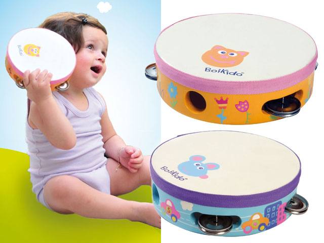 【法國 Boikido】木頭音樂玩具 ♫ FUN 心演奏幸福樂章 ❤ 鐵琴/花鈴鼓/小吉他