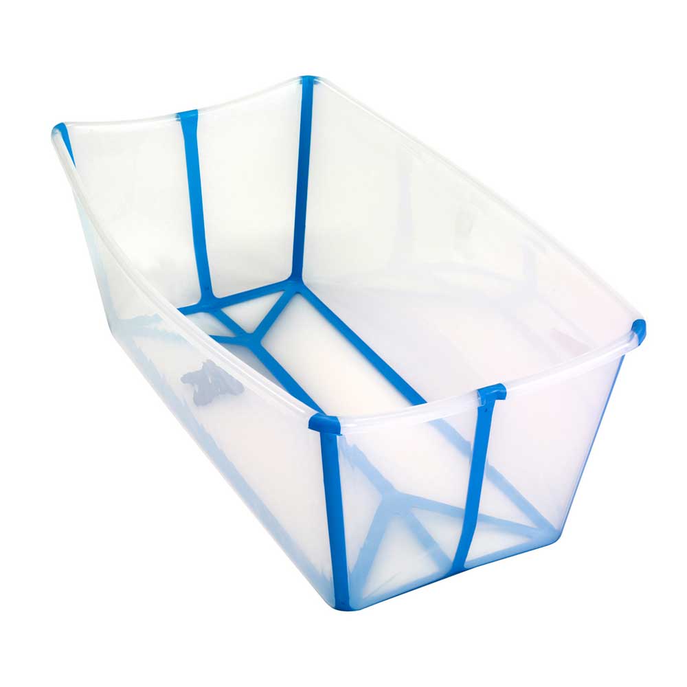 寶寶洗澡好幫手》丹麥Flexibath摺疊浴盆 / 洗髮帽 / 電子水溫計 / 軟式馬桶攜帶座墊