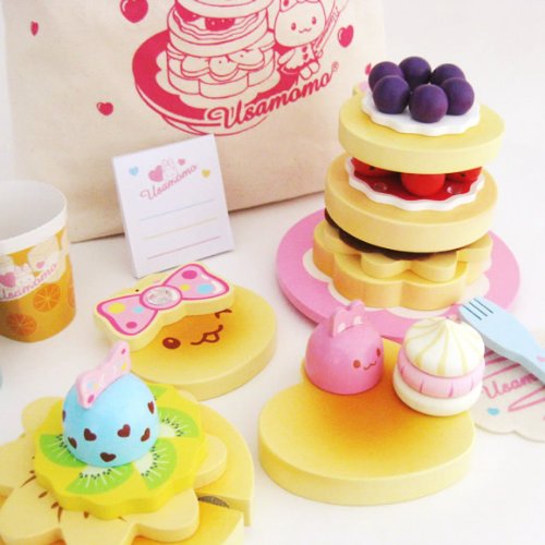 【日本Mother Garden】質感木頭玩具  / 布玩具 / 手提有聲廚房扮家家酒