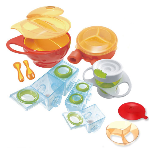 英國嬰幼兒品牌Brother Max》進餐餵食組 / 雙層冷飲壺 / 奶粉分裝盒