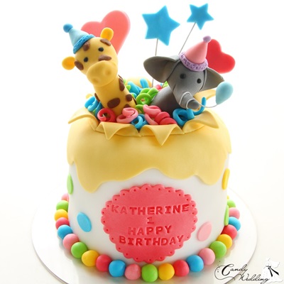 《Candy Wedding 翻糖蛋糕》純手工製作 精美禮盒裝