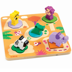 《法國DJECO》培養美學 質感木製拼圖 / 益智玩具