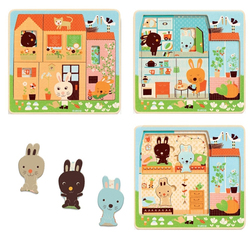 《法國DJECO》培養美學 質感木製拼圖 / 益智玩具