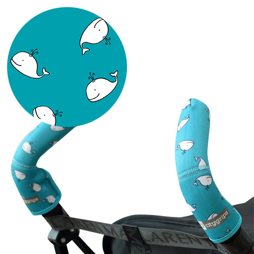 《美國CityGrips》實用&時尚 推車把手套 / 《日本迪士尼》360度旋轉嬰兒推車掛勾