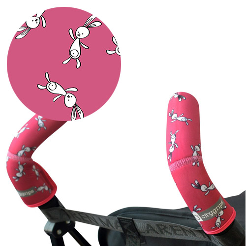 《美國CityGrips》實用&時尚 推車把手套 / 《日本迪士尼》360度旋轉嬰兒推車掛勾