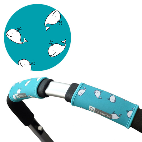 《美國CityGrips》實用&時尚 推車把手套 / 《日本迪士尼》360度旋轉嬰兒推車掛勾